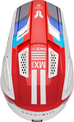 HELMET FLEET DEFY WH/RD/BL SM