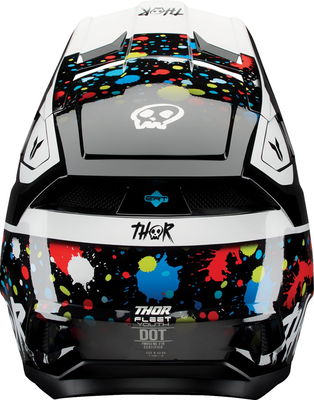 HELMET FLEET YOUTH SPLAT BLK S