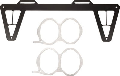 EXHAUST DUAL BLACK RZR XP1000