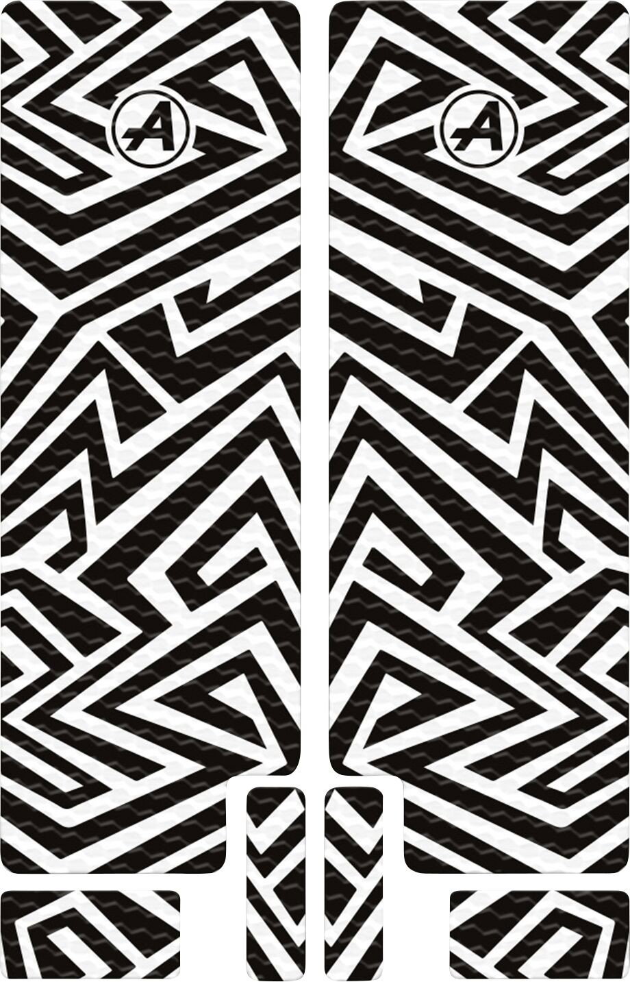 FORK DECAL TEXTURED BK LINES