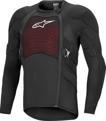 JACKET LS BIO-PLASMA LT BLK/WH