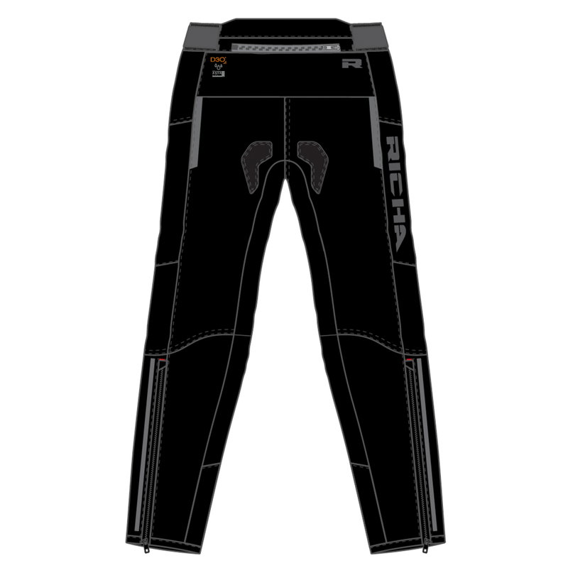 COLORADO 3 TROUSERS WOMEN SHORT (WP) black XL