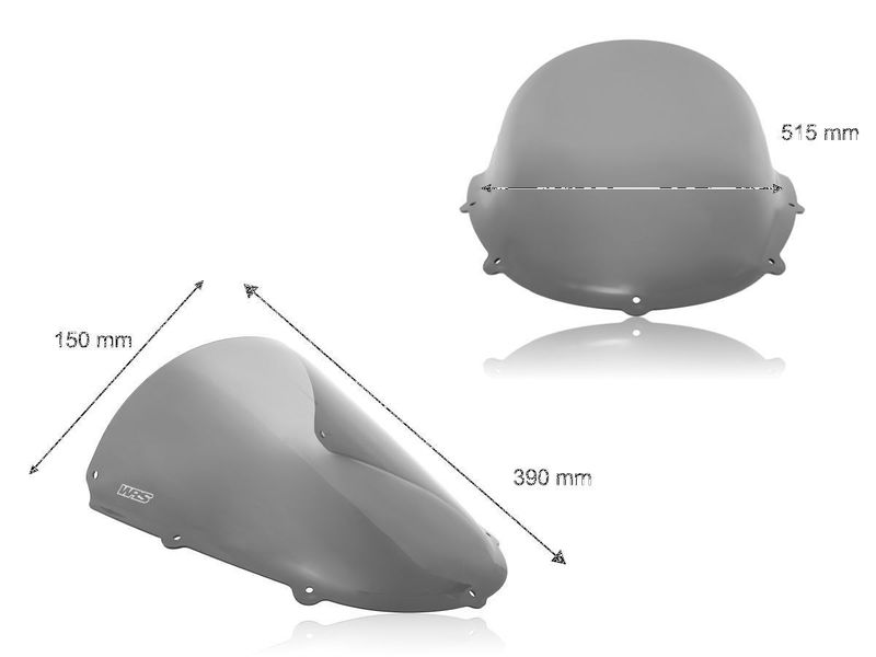 WINDSCREEN RACE RS125 DARK SMO