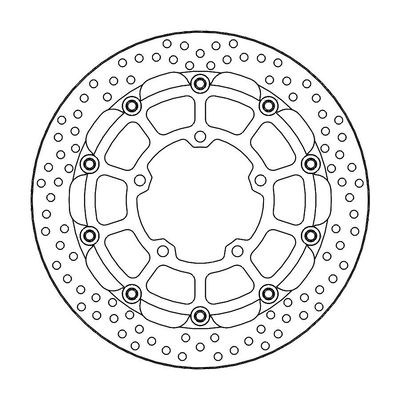BRAKE DISC HALO FRONT HAYBUSA
