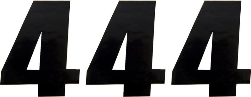 NUMBER MOOSE #4 6 BLACK