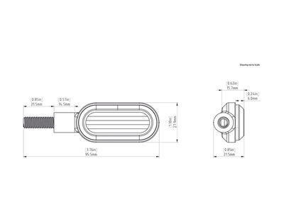 T3 SWITCHBACK M8 LED TURN SIGN