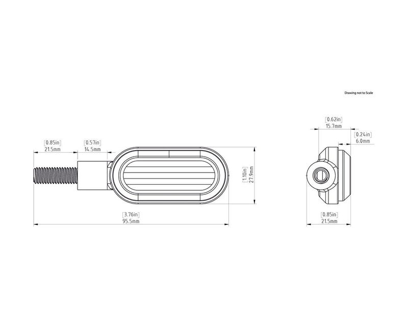 T3 SWITCHBACK M8 LED TURN SIGN