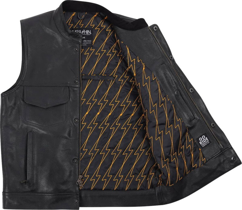 VEST MULHOLLAND LEATHER LARGE