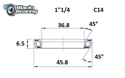 HB 36.8X45.8X6.5MM 45 /45