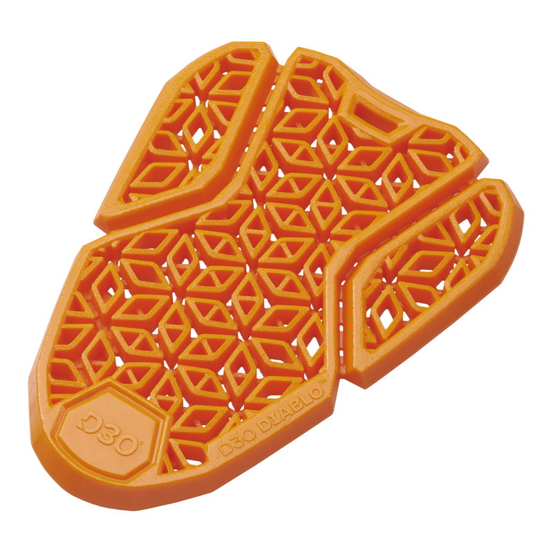 D3O DIABLO KNEE/ELBOW PROTECTOR LEVEL 2 orange QTY