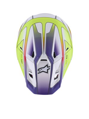HELMET SM7 FUSE WHT/YL/PU XS