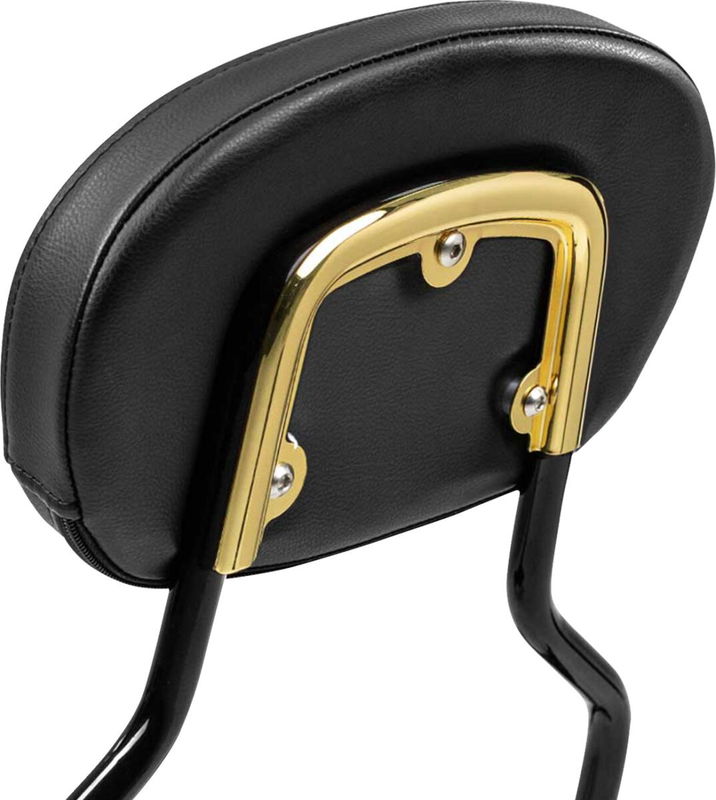 SISSY BAR PAD BRACKET GOLD