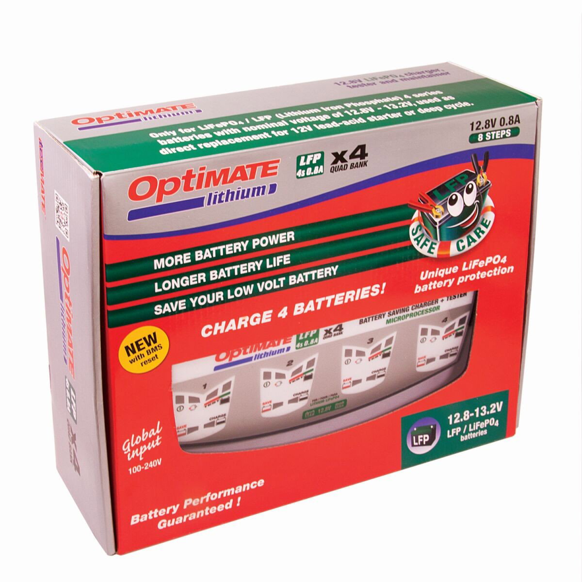 CHRG OPT LITH 0.8A-4BANKS