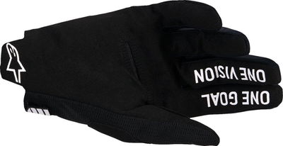 GLOVES RADAR PRO BLK/WHT 2X