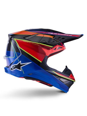 HELMET S-M10 ERA BLUE/RED/YL L