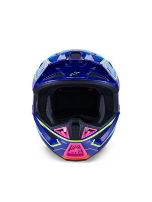 HELMET SM7 CAST BLU/YL/PINK S