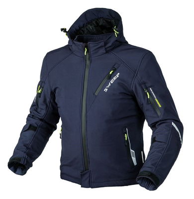 Sweep Breakout vattentät softshell mc jacka, navy blå, 2XL