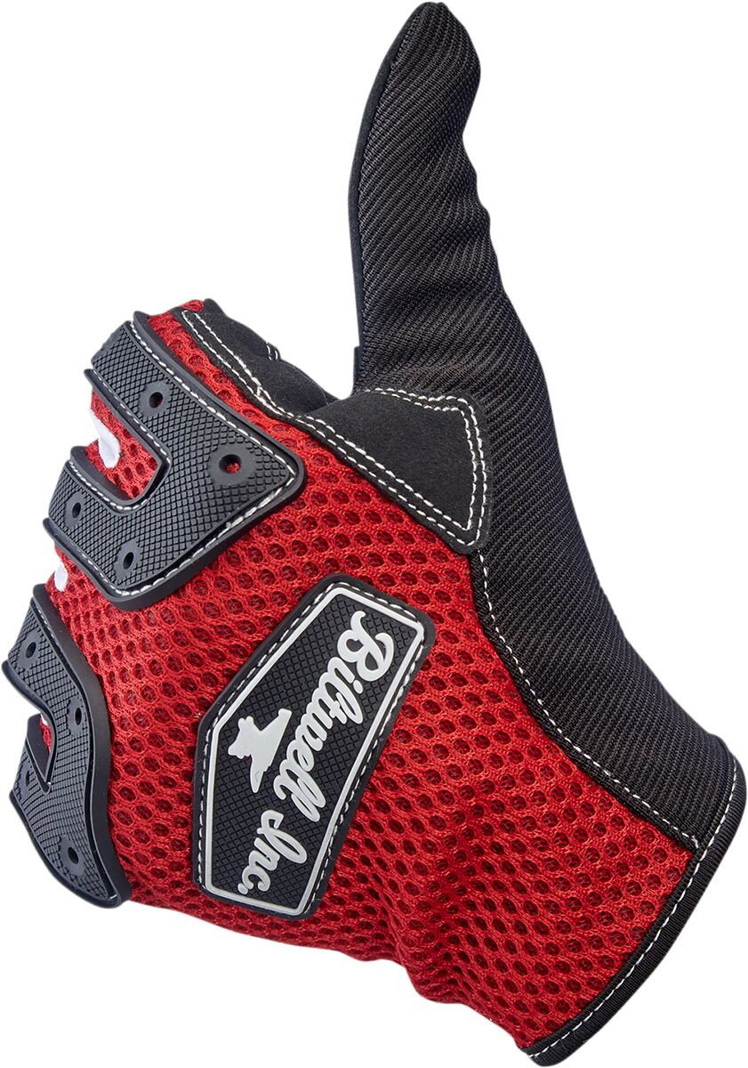 GLOVES ANZA RED/BLK MD