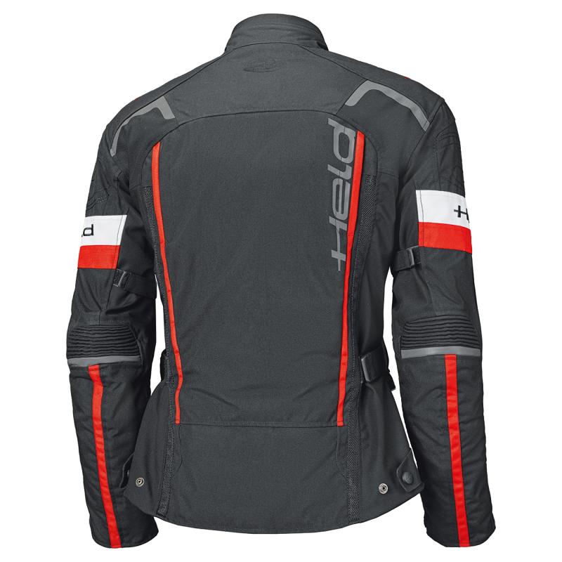 HELD 4-TOURING II BLACK-RED DAM 2XL