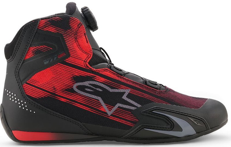 SHOE CELER VENTED BLACK/RED 7