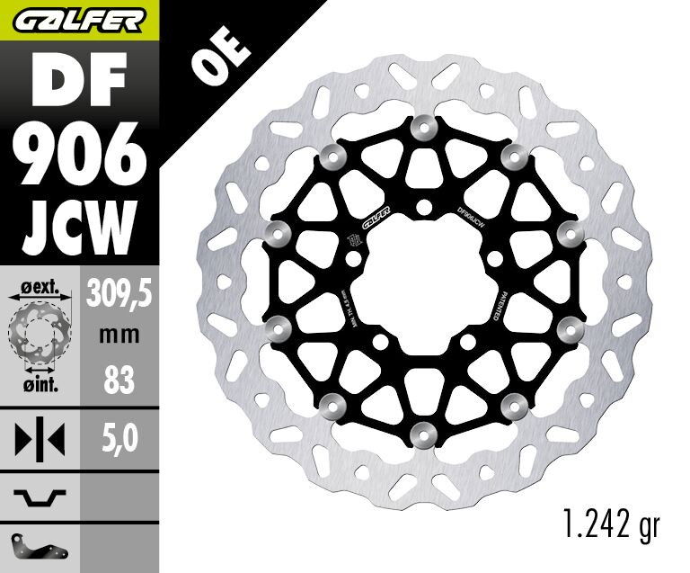 BRAKE DISC WAVE FLOATECH