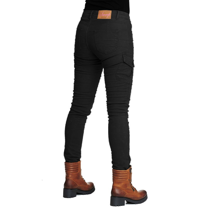 Sweep Trixie dam mc jeans, svart, W36 L32