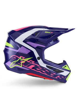 HELMET SM7 DEED PURPLE/PINK S