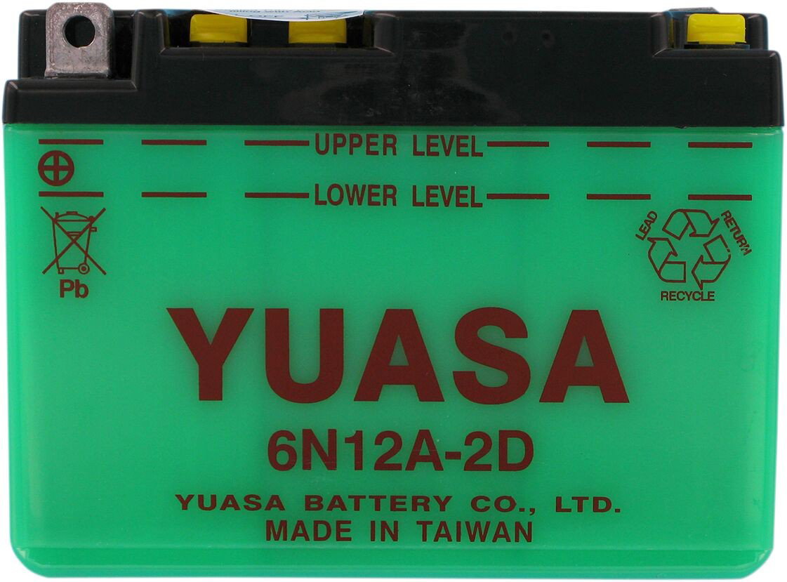 BATTERY YUASA 6-VOLT DRY 6N12A