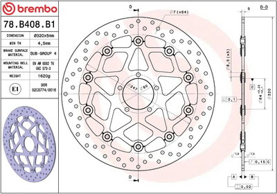 BRAKE DISC FLOAT FR