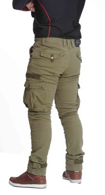 Sweep Jungle aramid förstärkt mc jeans, grön, W38 L32