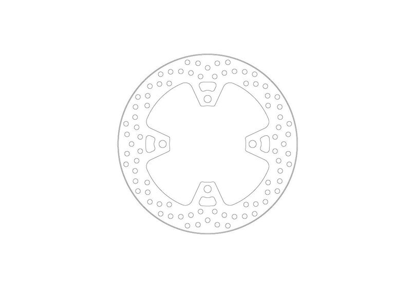 BRAKE DISC HALO REAR