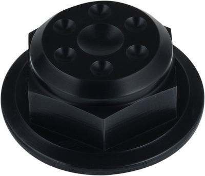 NUT STEERING STEM BLK IND