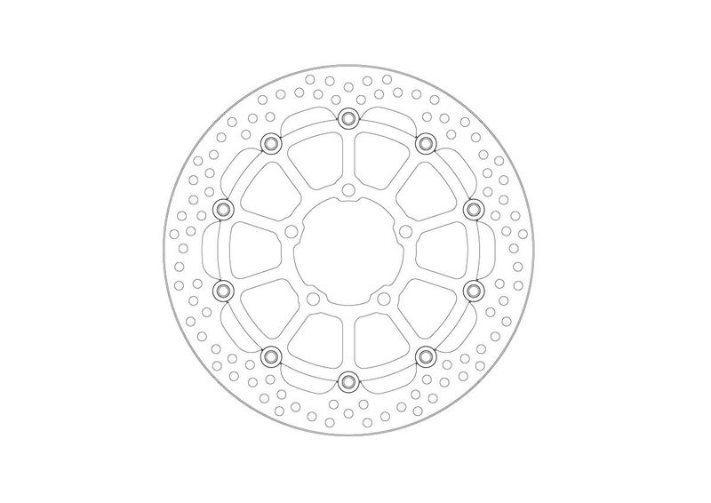 BRAKE DISC HALO FLOAT FT