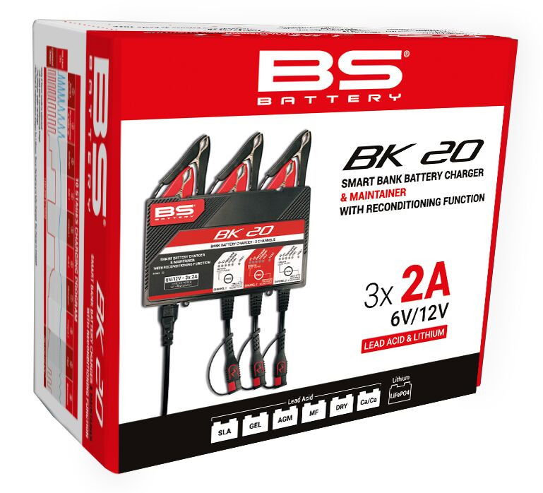 CHARGER BK20 12V 3X2A