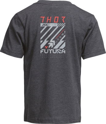 TEE YTH FUTURA CHARCOAL LG