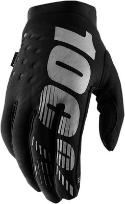 GLOVE YTH BRISK BK/GY MD