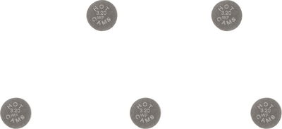 VALVE SHIM 5PK 7.48X3.20