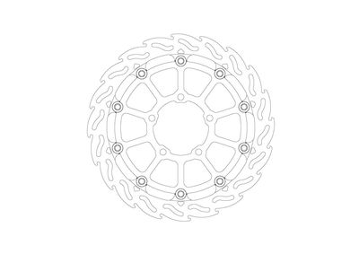 BRAKE DISC FLAME RACING FT R