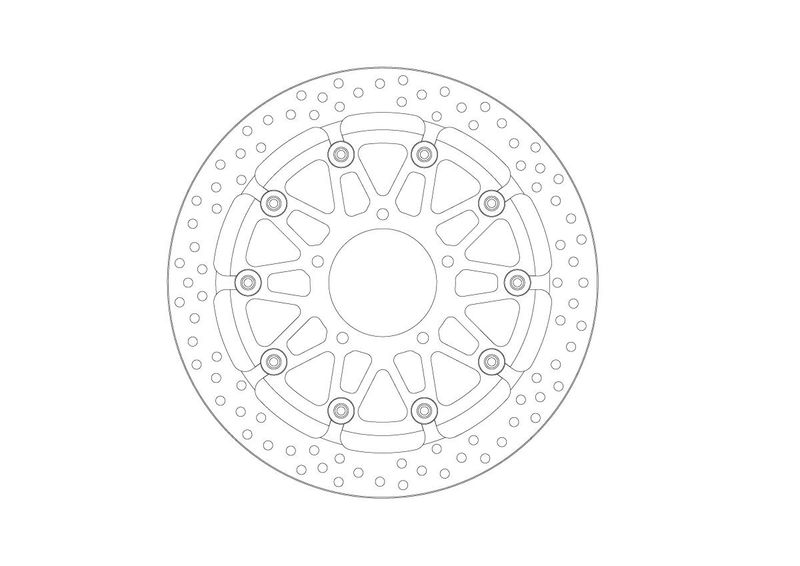 BRAKE DISC HALO T-FLOATER FT