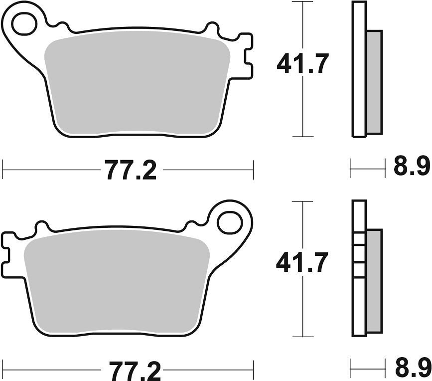 BRAKE PAD CAR RACE R