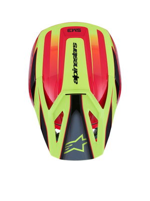 HELMET SM3 FRAY RED/YL/BLK 2X