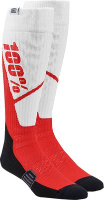 SOCK TORQUE WH/RD S/M