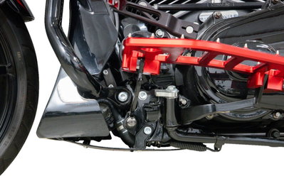 PLATE SKID CARBON GLOSS W/BLAC