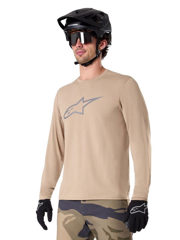 JERSEY LS A-DURA ASTAR BROWN L