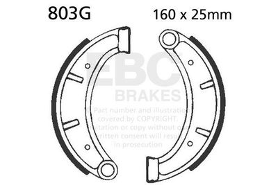 BRAKE SHOE GROOVED