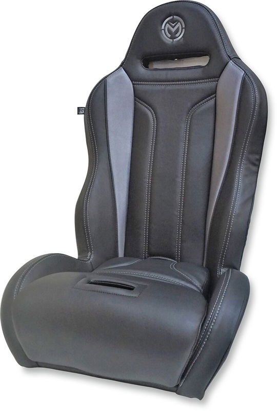 SEAT BLK/GREY RZR MOOSE