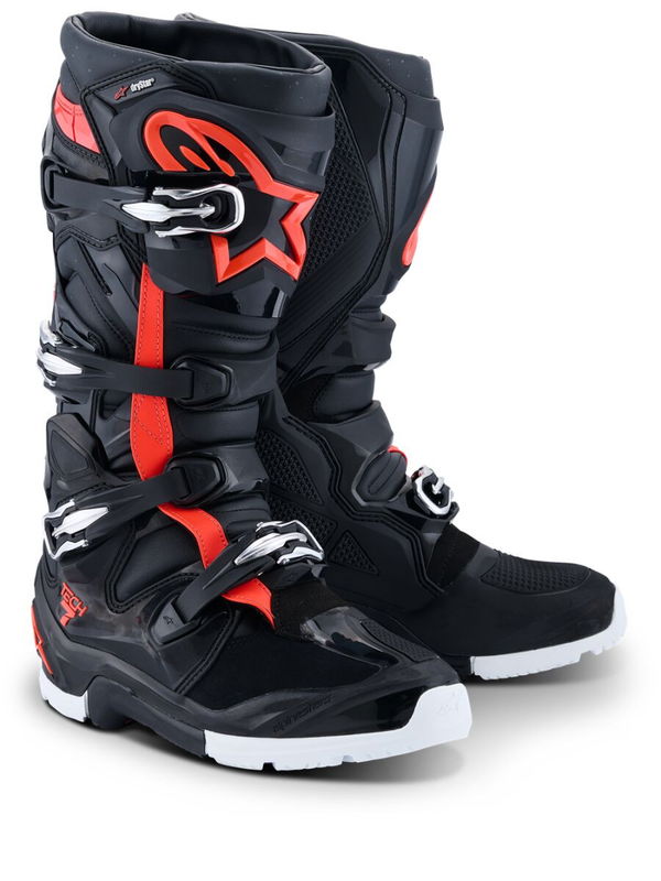 BOOT T7 END DS BLACK/RED/WH 10