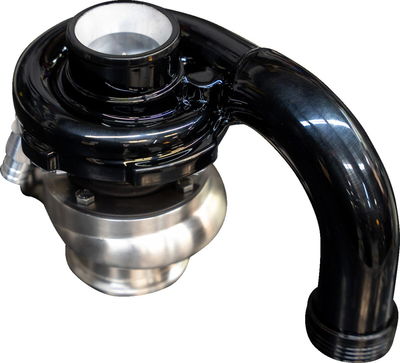 TURBO TORNADO M8 BLK/SS