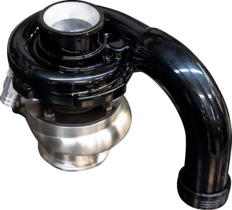 TURBO TORNADO M8 BLK/SS