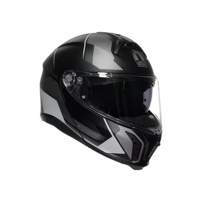 TOURMODULAR AGV E2206 MULTI MPLK PERCEPTION MATT BLACK/SILVER 106 XXL